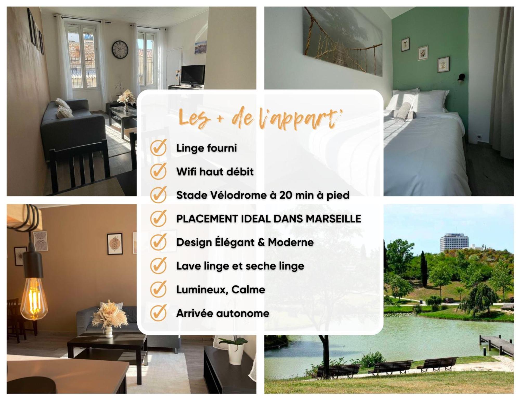 Appartement Marseille Centre - Wifi - Lave Et Seche Linge - Calme - Cuisine Extérieur photo
